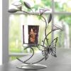 Lily Flower Butterfly Candle Holder