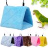 2pcs Pet Bird Parrot Cages Warm Bird Hammock Hanging Tent Bed for Bird Sleeping Bird Cage Decoration Accessories Bird House Bird Nest - Purple - S:17x