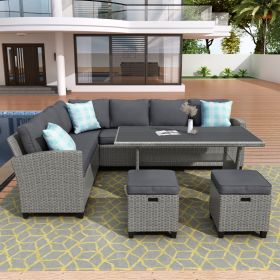 Patio Furniture Set, 5 Piece Outdoor Conversation Set - Default