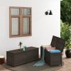 Patio Cushion Box Anthracite 59.1"x19.7"x22" Solid Wood Fir - Anthracite