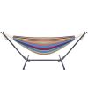 Free shipping  Hammock & Steel Frame Stand Swing Chair Home/Outdoor Backyard Garden Camp Sleep YJ - picture