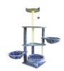 WIKI 006G Cat Tree With Jute-Covered Scratching Posts, Grey - Grey