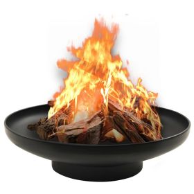 Fire Pit 23.2" Steel - Black