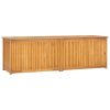 Patio Box 68.9"x19.7"x21.7" Solid Wood Teak - Brown