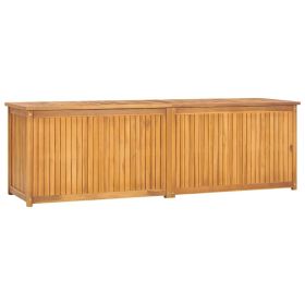 Patio Box 68.9"x19.7"x21.7" Solid Wood Teak - Brown