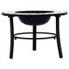 Mosaic Fire Pit Green 26.8" Ceramic - Green
