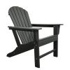 HDPE Adirondack Set with Fire Pit - Charcoal Fire Pit