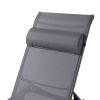 Hugo 76'Long Reclining Chaise Lounge Set (Set of 2) - as Pic