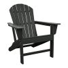 HDPE Adirondack Set with Fire Pit - Charcoal Fire Pit