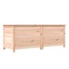 Patio Cushion Box 59.1"x19.7"x22" Solid Wood Fir - Brown