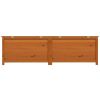 Patio Cushion Box Brown 78.7"x19.7"x22" Solid Wood Fir - Brown