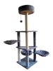 WIKI 006G Cat Tree With Jute-Covered Scratching Posts, Grey - Grey