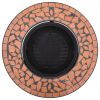 Mosaic Fire Pit Terracotta 26.8" Ceramic - Brown