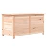 Patio Cushion Box 39.4"x19.7"x22" Solid Wood Fir - Brown