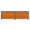Patio Cushion Box Brown 78.7"x19.7"x22" Solid Wood Fir - Brown