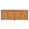 Patio Box 59.1"x19.7"x21.7" Solid Wood Teak - Brown
