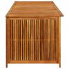 Patio Storage Box 78.7"x31.5"x29.5" Solid Acacia Wood - Brown