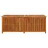 Patio Storage Box 78.7"x31.5"x29.5" Solid Acacia Wood - Brown