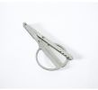 Folding Tongs Scissor Shape Tong Mini Outdoor Barbecue Tool Stainless Steel Pickup Tool Garbage Clip Charcoal Clip Food Clip - stainless steel