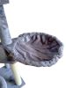 WIKI 006G Cat Tree With Jute-Covered Scratching Posts, Grey - Grey