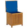 Patio Storage Box 23.6"x19.7"x22.8" Solid Acacia Wood - Brown