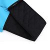 Connected Oven Mitts Pot Holder Double Gloves Heat Resistant Quilted Silicone Oven Mitts 90X13cm for Cooking and Baking Kitchen Tool - Blue