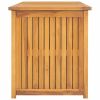 Patio Box 68.9"x19.7"x21.7" Solid Wood Teak - Brown