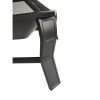30" Square Wood Burning Fire Pit with Mesh Screen - Black