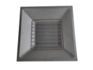 30" Square Wood Burning Fire Pit with Mesh Screen - Black