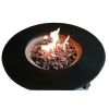 Living Source International 24'' H x 32'' W Fiber Reinforced Concrete Outdoor Fire Pit Table  - 1