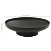 Fire Pit 23.2" Steel - Black