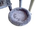 WIKI 006G Cat Tree With Jute-Covered Scratching Posts, Grey - Grey