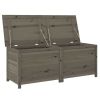 Patio Cushion Box Anthracite 59.1"x19.7"x22" Solid Wood Fir - Anthracite
