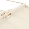 Hammock with Bar 82.7"x59" Cream - Cream
