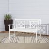 Bradley Outdoor Patio Diamond 4-foot Bench - as Pic